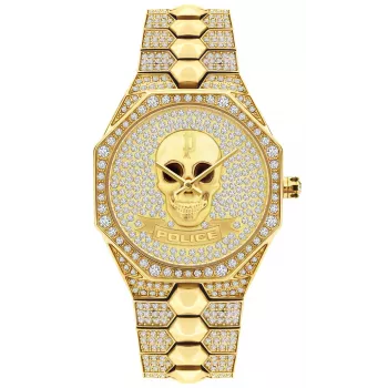 Police Reloj de mujer PL16027BSG22M 36mm oro acero inoxidable