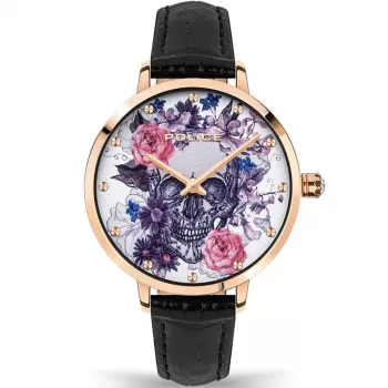 Reloj de mujer POLICE PL16032MSR-01 36 mm oro rosa malla de acero inoxidable cuarzo analógico
