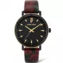 POLICE Reloj de mujer PL16033MSBG02 35 mm acero inoxidable gunmetal cuarzo analógico