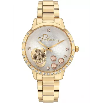 Police Reloj de mujer PL16071MSG22M 36mm Plata Acero inoxidable