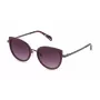 POLICE Gafas de sol para mujer SPLD83-520GL7 - Montura rectangular cat eye de acetato con lentes UV400 smoke