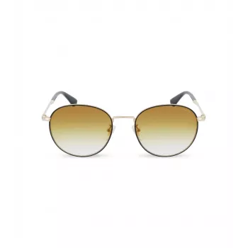 POLICE gafas de sol mujer SPLD94-53301G rectangulares de acetato Havana con lentes de policarbonato marrones UV400