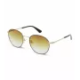 POLICE gafas de sol mujer SPLD94-53301G rectangulares de acetato Havana con lentes de policarbonato marrones UV400