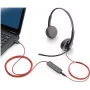 Poly Blackwire C3220 USB-C Auriculares - 3200 Series - Supraaurales - Con cable - USB-C - Aislamiento acústico - Negro (209749-104)