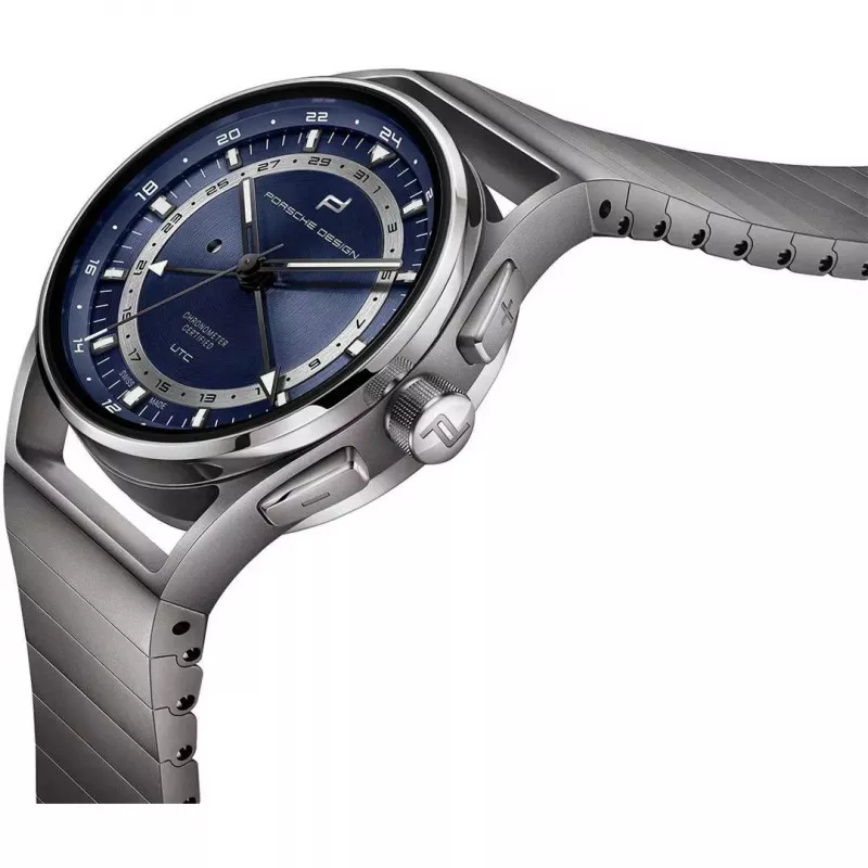 Reloj PORSCHE DESIGN Flat Six P'6000 de hombre cronógrafo automático 42mm acero inoxidable goma negro