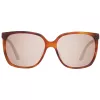 Porsche Design P8589-60E Gafas de sol para mujer - Gunmetal Grey, montura rectangular, protección UV400