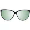 PORSCHE DESIGN Gafas de sol mujer P8588-61A - Montura negra, lentes grises, 61/13/135 mm
