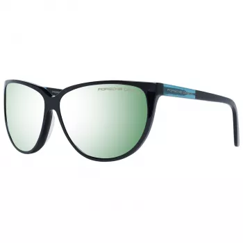 PORSCHE DESIGN Gafas de sol mujer P8588-61A - Montura negra, lentes grises, 61/13/135 mm