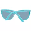 PORSCHE DESIGN Gafas de sol mujer P8588-61B Montura metálica rectangular plateada/paladio Lentes grises 61/13/135 mm