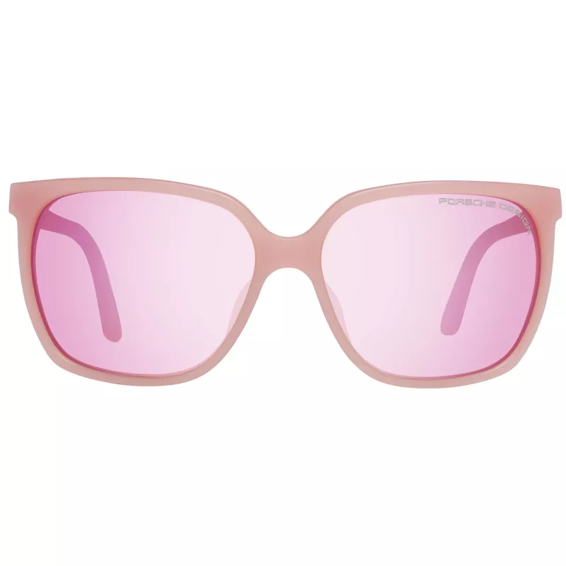 PORSCHE DESIGN Gafas de sol para mujer P8589-60D montura metálica dorada lentes degradadas grises 60/15/135 mm
