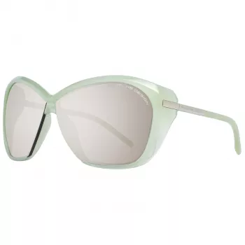Porsche Design Gafas de sol para mujer P8603-66B Oro/Marrón Pilot Aviator 66/7/115 mm