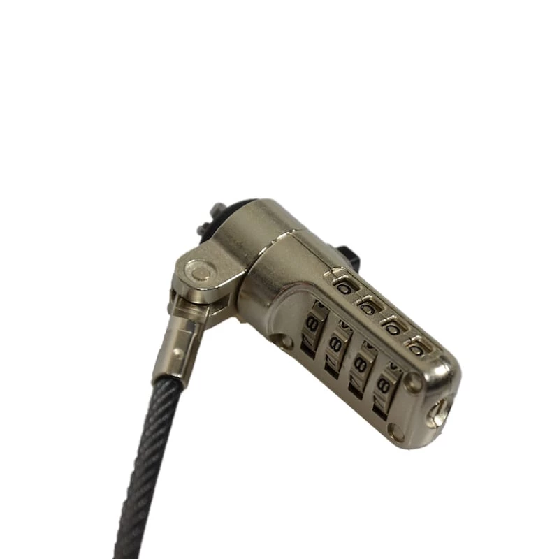 Port Connect Candado de combinación de cuña de 1,8 m para cable