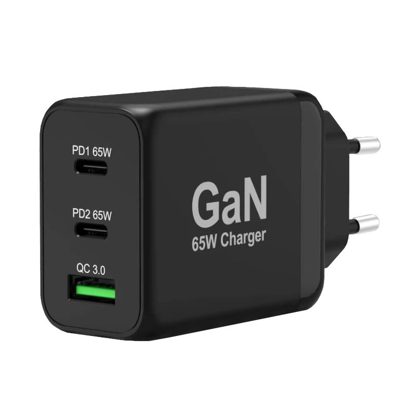 Port Connect Cargador universal GaN Type-C de 65W