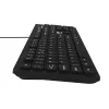 Port Connect Teclado USB Tough Office - Negro
