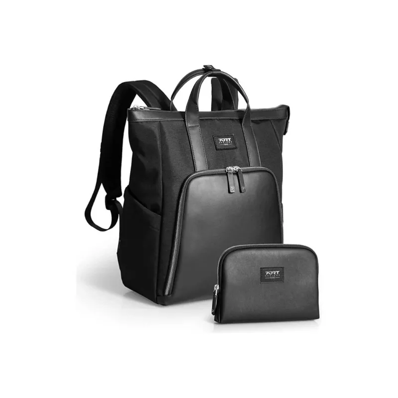 Port Designs Muse Signature 16 Mochila con bolsa, negro