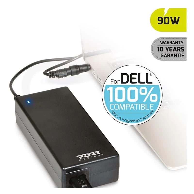 PORT DESIGNS Port Connect adaptador para portátil Dell 90W - negro