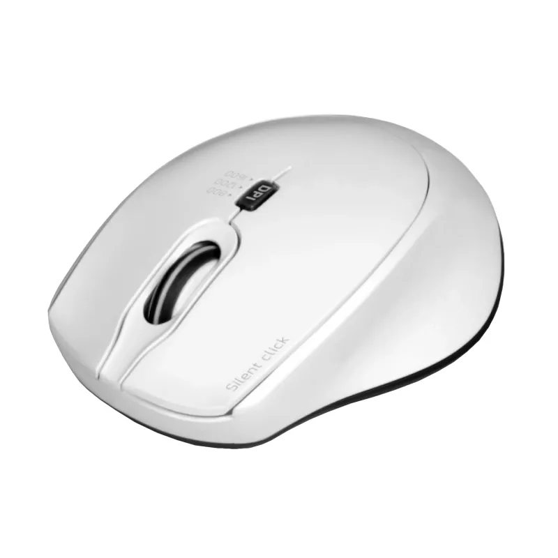 Port Designs Port Connect Ratón inalámbrico silencioso 1600DPI de 3 botones - blanco