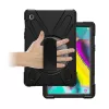 Funda protectora resistente Pro Shock 360 y folio giratorio Port Designs para Samsung Galaxy Tab A9+ - negra