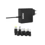 PORT fuente de alimentación universal para portátil 65W con 8 conectores - negra