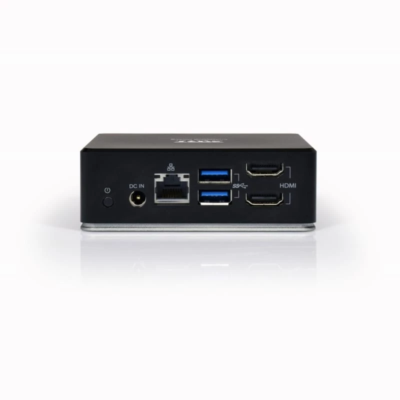 PORT USB-C 11-in-1 Multiport Hub docking station - 2x HDMI 4K, 3x USB-A, USB-C PD 100W, RJ45 Gigabit Ethernet, jack de audio - Negro