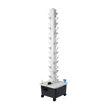 POT GROWING VERTICAL RF0001 40.5X162CM Jardinera vertical, 6 niveles, 18 bolsillos, gris antracita