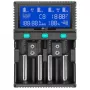 POWER PLANT, LLC AA620173 Cargador universal inteligente de 4 canales para Li-Ion, LiFePO4, NiMH, NiCd