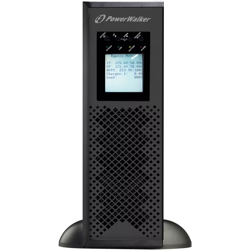 POWER WALKER VFI 10K CPH 3/1 ON-LINE 10KVA SAI Rackmount 3U Terminal USB-B RS-232 LCD EPO