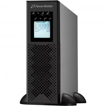 POWER WALKER VFI 10K CPH 3/1 ON-LINE 10KVA SAI Rackmount 3U Terminal USB-B RS-232 LCD EPO