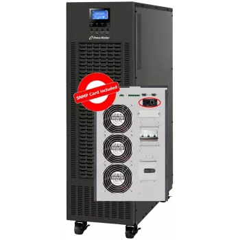 POWER WALKER VFI 20K CPG PF1 3/3 BE SAI online de doble conversión 20kVA/20kW torre terminal USB-B RS-232 SNMP EPO
