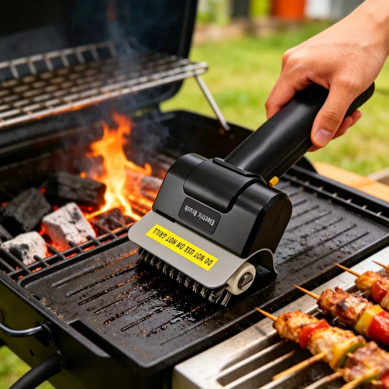 Powerlink by Extralink CleanGrill 360 cepillo eléctrico de limpieza para parrilla USB-C