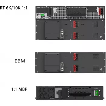PowerWalker On-Line 10000VA Rack SAI ICR IoT - 10kW doble conversión, 3U, baterías hot-swappable