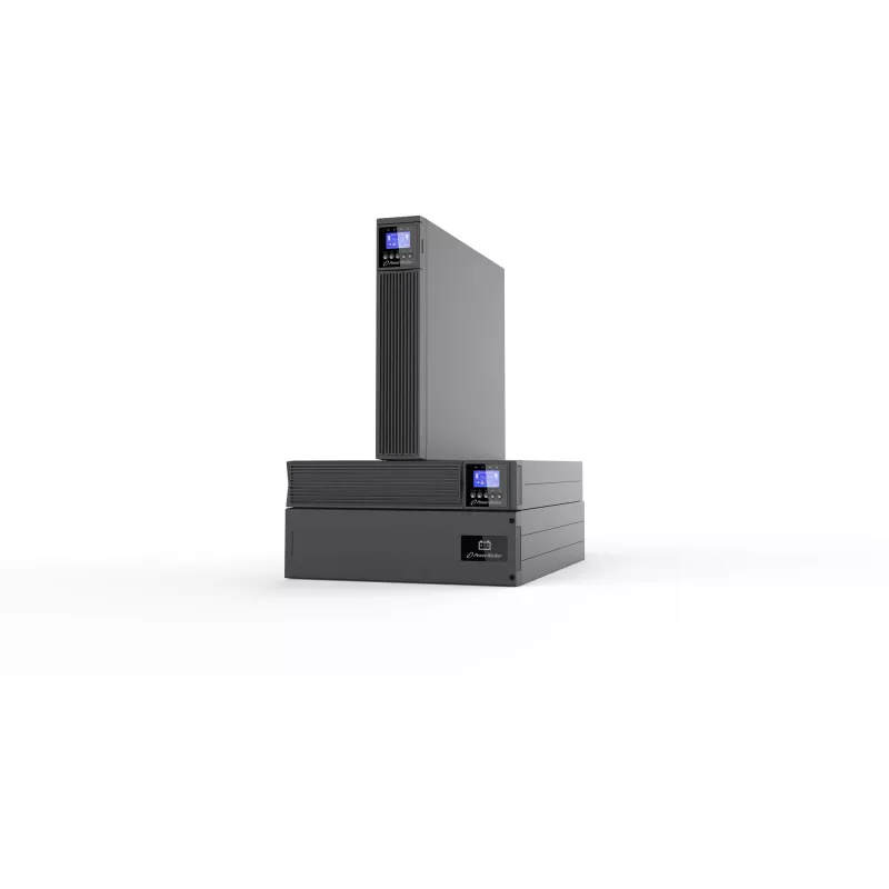 PowerWalker On-Line 10000VA Rack SAI ICR IoT - 10kW doble conversión, 3U, baterías hot-swappable