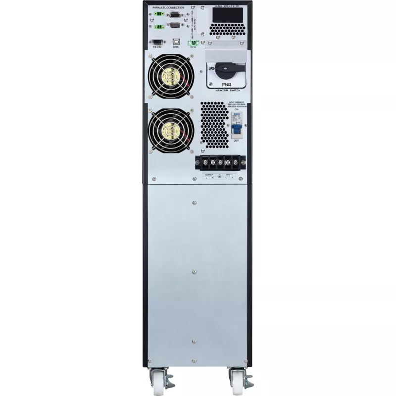PowerWalker On-Line 10000VA USV CG - SAI de torre de doble conversión, 10kVA/10kW, baterías externas, cableado fijo