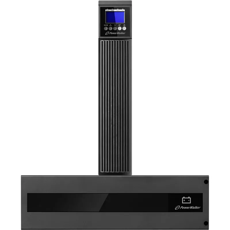 PowerWalker VFI 10000 RTG PF1 SAI online 10000VA/10000W 5U rack/torre LCD con paquete de baterías