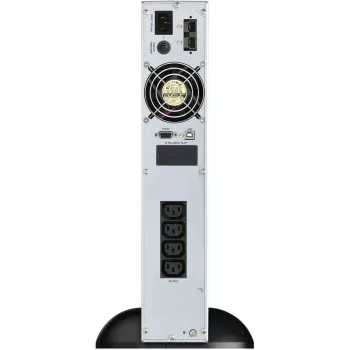 PowerWalker VFI 2000 CRS Sistema de alimentación ininterrumpida (SAI) doble conversión (online), 2 kVA / 1600 W, 4 salidas AC, torre