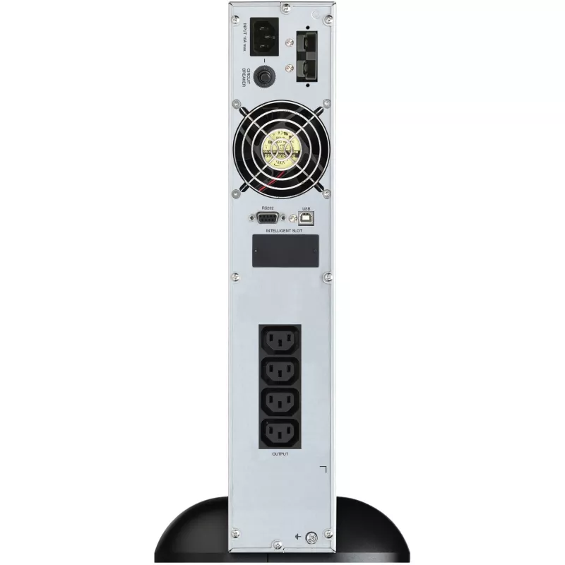 PowerWalker VFI 2000 CRS Sistema de alimentación ininterrumpida (SAI) doble conversión (online), 2 kVA / 1600 W, 4 salidas AC, torre