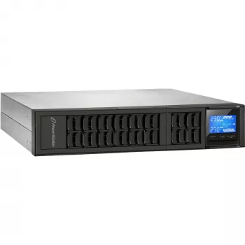 PowerWalker VFI 2000 CRS Sistema de alimentación ininterrumpida (SAI) doble conversión (online), 2 kVA / 1600 W, 4 salidas AC, torre