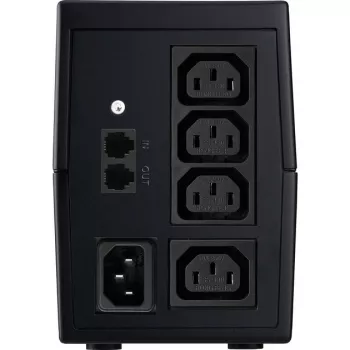 PowerWalker VI 650 SHL IEC SAI interactivo en línea – 650 VA / 360 W, torre, 2x IEC C13