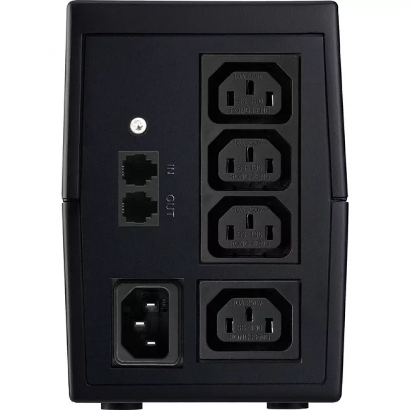 PowerWalker VI 650 SHL IEC SAI interactivo en línea – 650 VA / 360 W, torre, 2x IEC C13