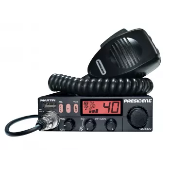 President Martin ASC Emisora CB AM/FM 12/24V