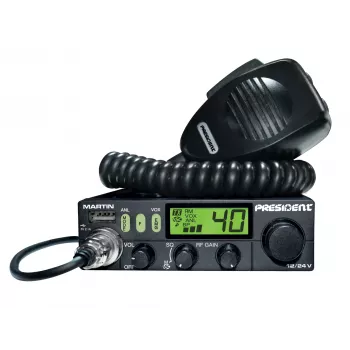 President Martin ASC Emisora CB AM/FM 12/24V