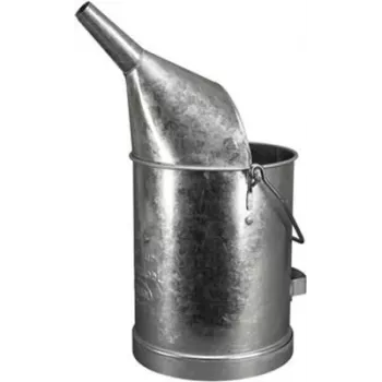 PRESSOL Jarra medidora de 10L de acero galvanizado con boquilla de vertido y escala de 1L 08063