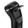 PRIME3 SRS11 maquinilla de afeitar rotativa para hombre con recortador emergente, negro/plata