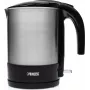 Princess 2892 Hervidor eléctrico 1,7L 2200W negro plástico acero inoxidable con indicador de nivel de agua y protección contra sobrecalentamiento 01.236039.01.001