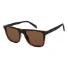 Gafas de sol hombre Privé Revaux The Lincoln SWR, montura negra, lentes gris humo, 55/20/145 mm