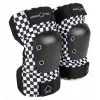 Pro-Tec Coderas Checker L - negro/blanco cuadros, talla L, protección de alta eficacia para skate, rollerblading, BMX, scooter