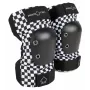 Pro-Tec Coderas Checker L - negro/blanco cuadros, talla L, protección de alta eficacia para skate, rollerblading, BMX, scooter