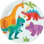Procos Platos de cartón Dino Party 23 cm, pack de 8 97973