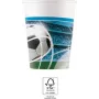 Vasos de cartón Procos Football Party 200 ml, pack de 8 (93746)