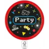 PROCOS Platos de cartón Gaming Party 23 cm pack de 8 (93769)